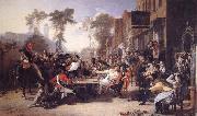 Sir David Wilkie Chelsea Pensioners Reading the Gazette of the Battle of Waterloo China oil painting reproduction
